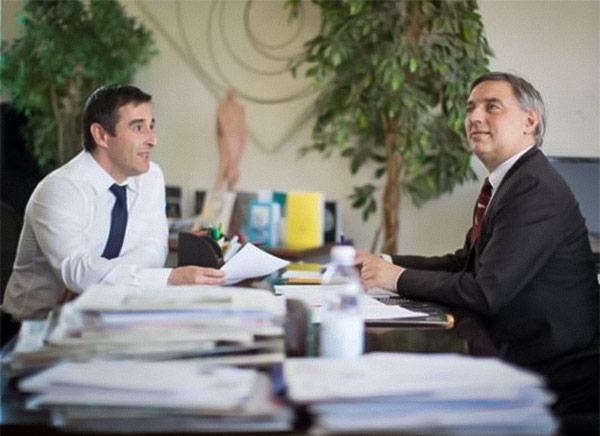 Daniel Gonzalez and Dr. Eugen Perger AGFIF